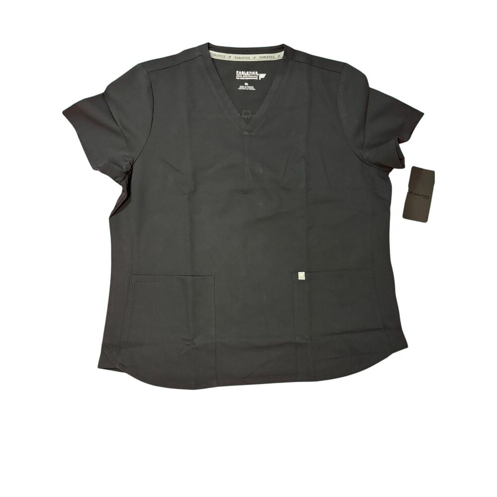 Fabletics Charcoal Women's V-Neck Blouse